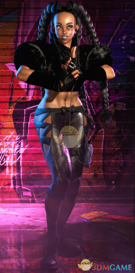 《街头霸王6》黑色服装的哥特金佰莉MOD