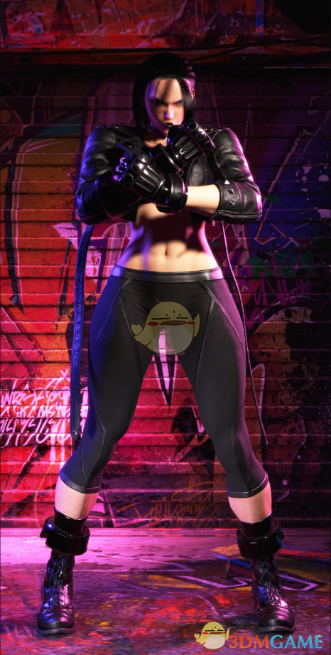 《街头霸王6》黑色服装的黑唇哥特嘉米服装合集MOD