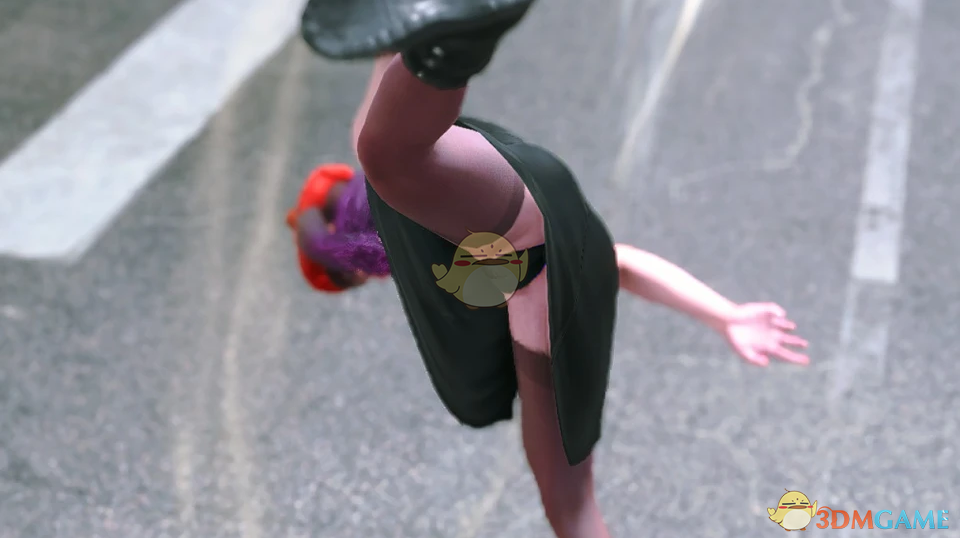 《街头霸王6》世界巡回赛较薄的黑色三角内裤MOD