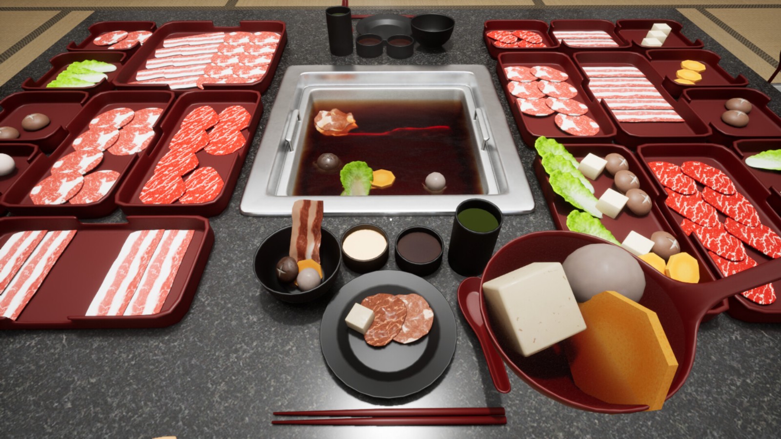 吃日式火锅模拟器《It’s Hot Pot Time!》登陆steam