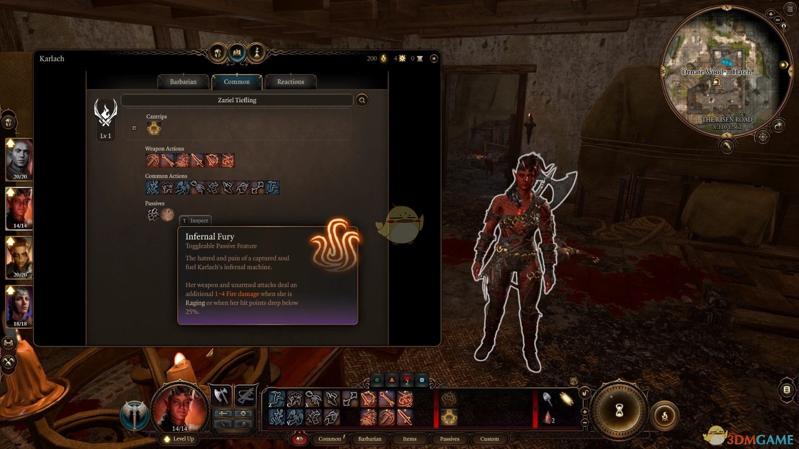 《博德之门3》耐火的卡拉克MOD