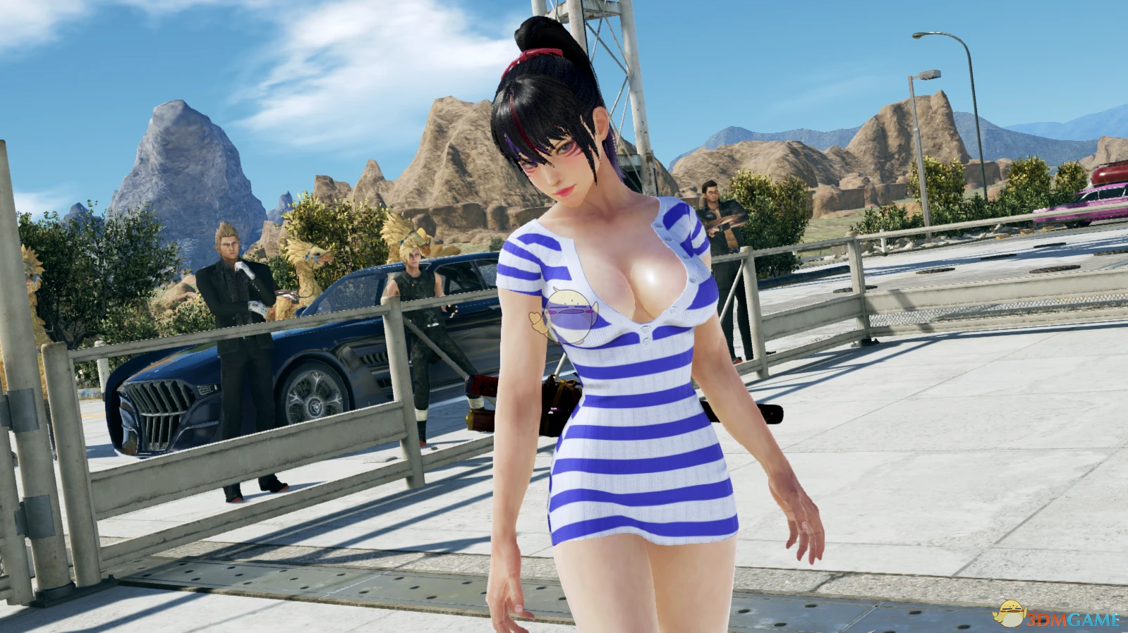 《铁拳7》蓝白条纹连衣裙合集MOD