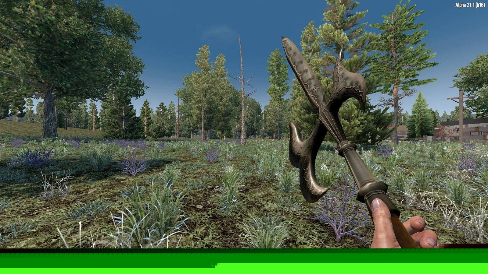 《七日杀》剧本的近战武器-传奇武器A21MOD