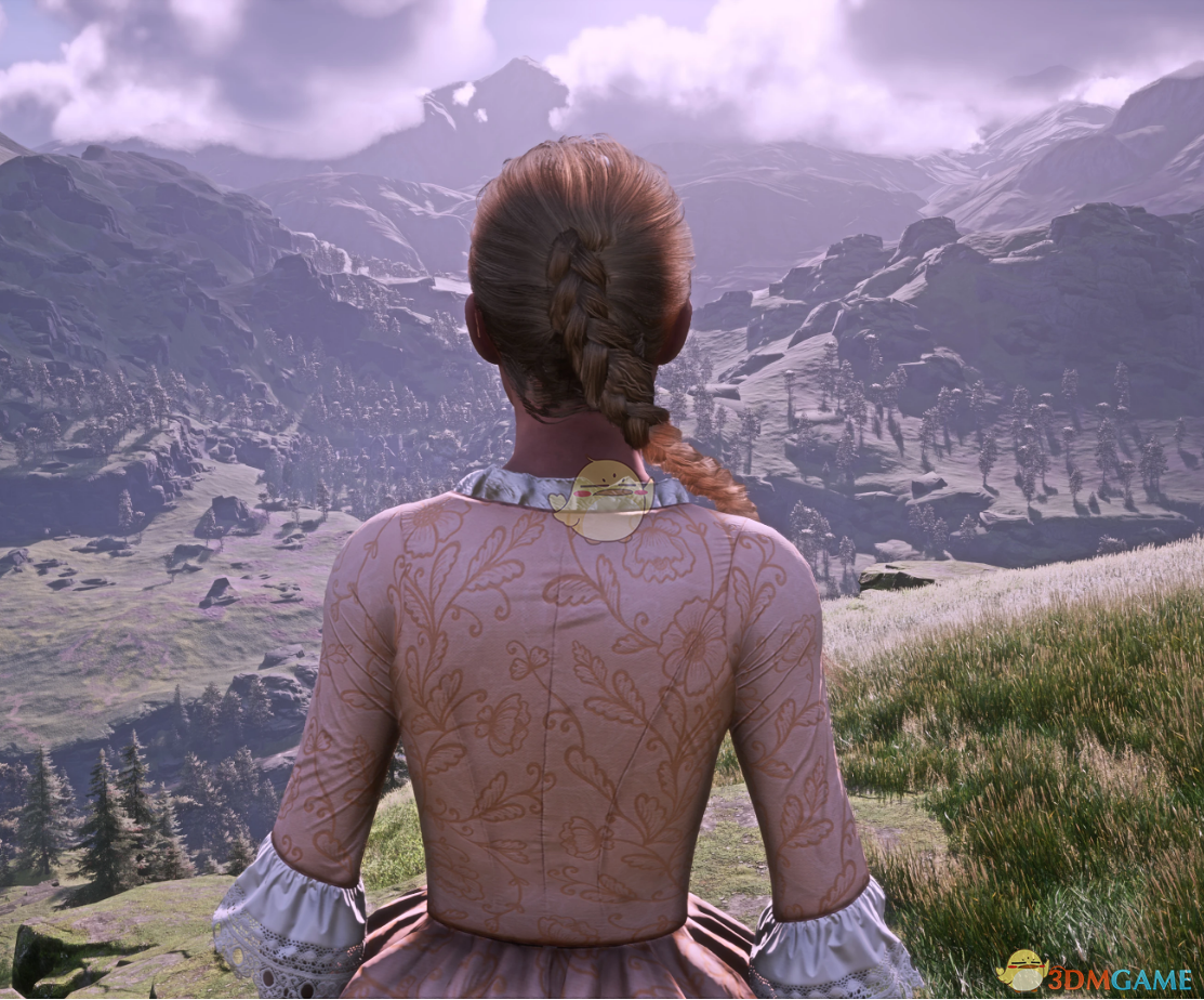 《霍格沃茨之遗》维多利亚风格贵妇斜马尾MOD