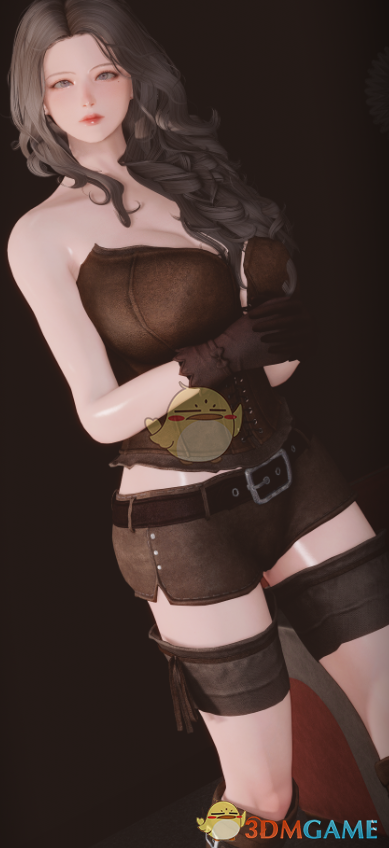 《上古卷轴5：天际重制版》紧身皮甲MOD