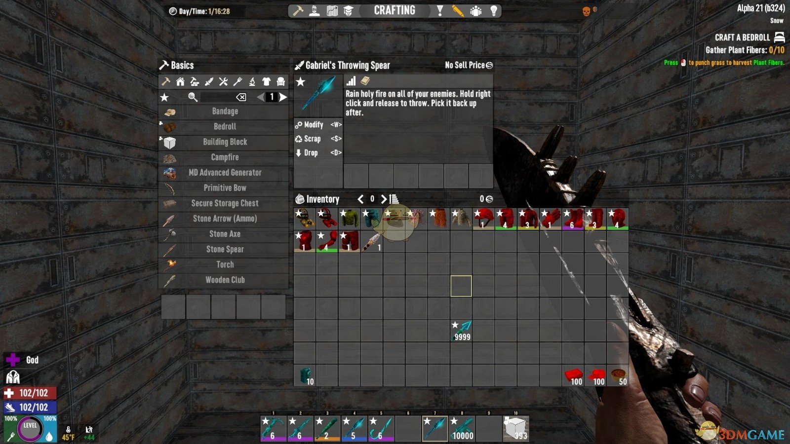 《七日杀》Reaper的传奇工具和武器A21MOD