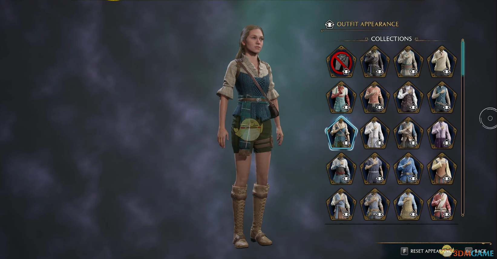 《霍格沃茨之遗》适合较亮肤色的短裤服装合集MOD