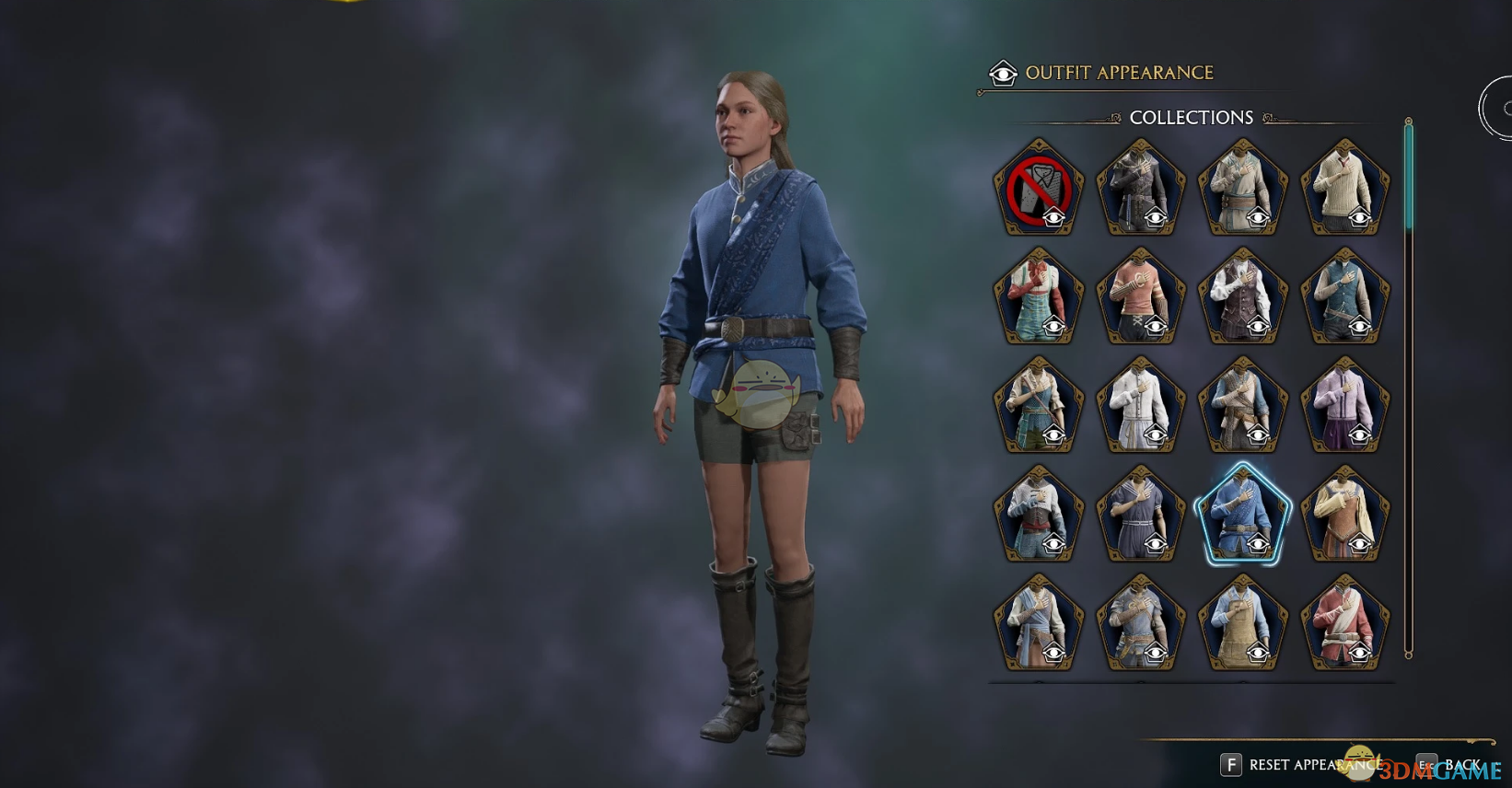 《霍格沃茨之遗》深红旅人短裤服装合集MOD