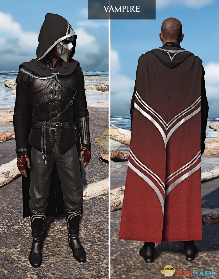 《霍格沃茨之遗》男式吸血鬼披风MOD
