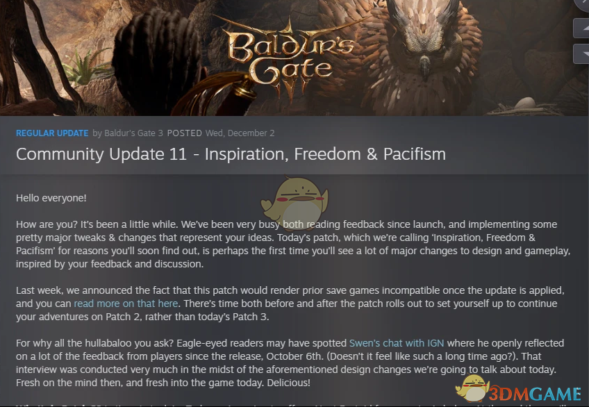 《博德之门3》v1.1 Baldur's Gate 3 Mod Fixer MOD