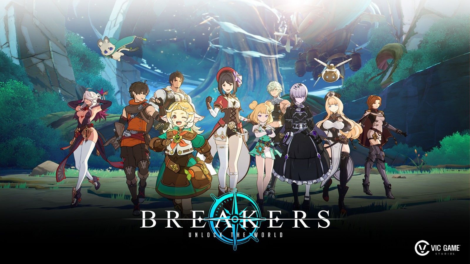 二次元开放世界RPG《Breakers: Unlock the World》游玩预告