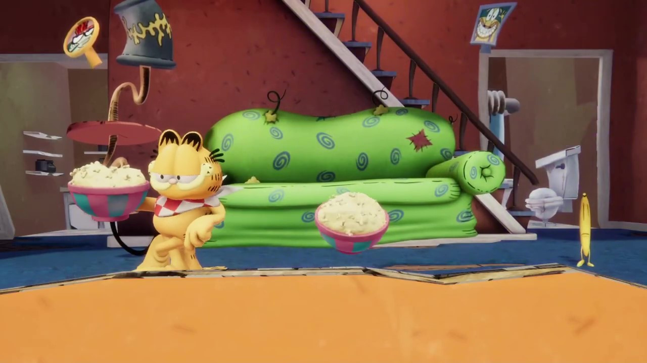 《尼克儿童频道全明星大乱斗2》加菲猫实机 年内发售