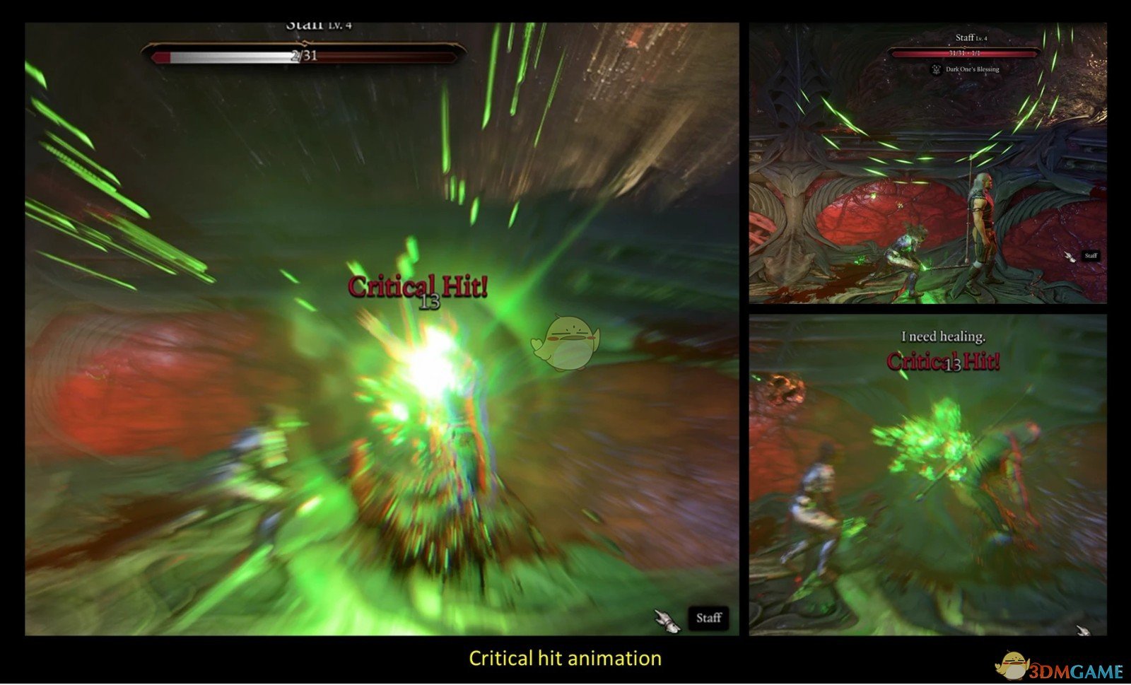 《博德之门3》真实绿色炎刀MOD