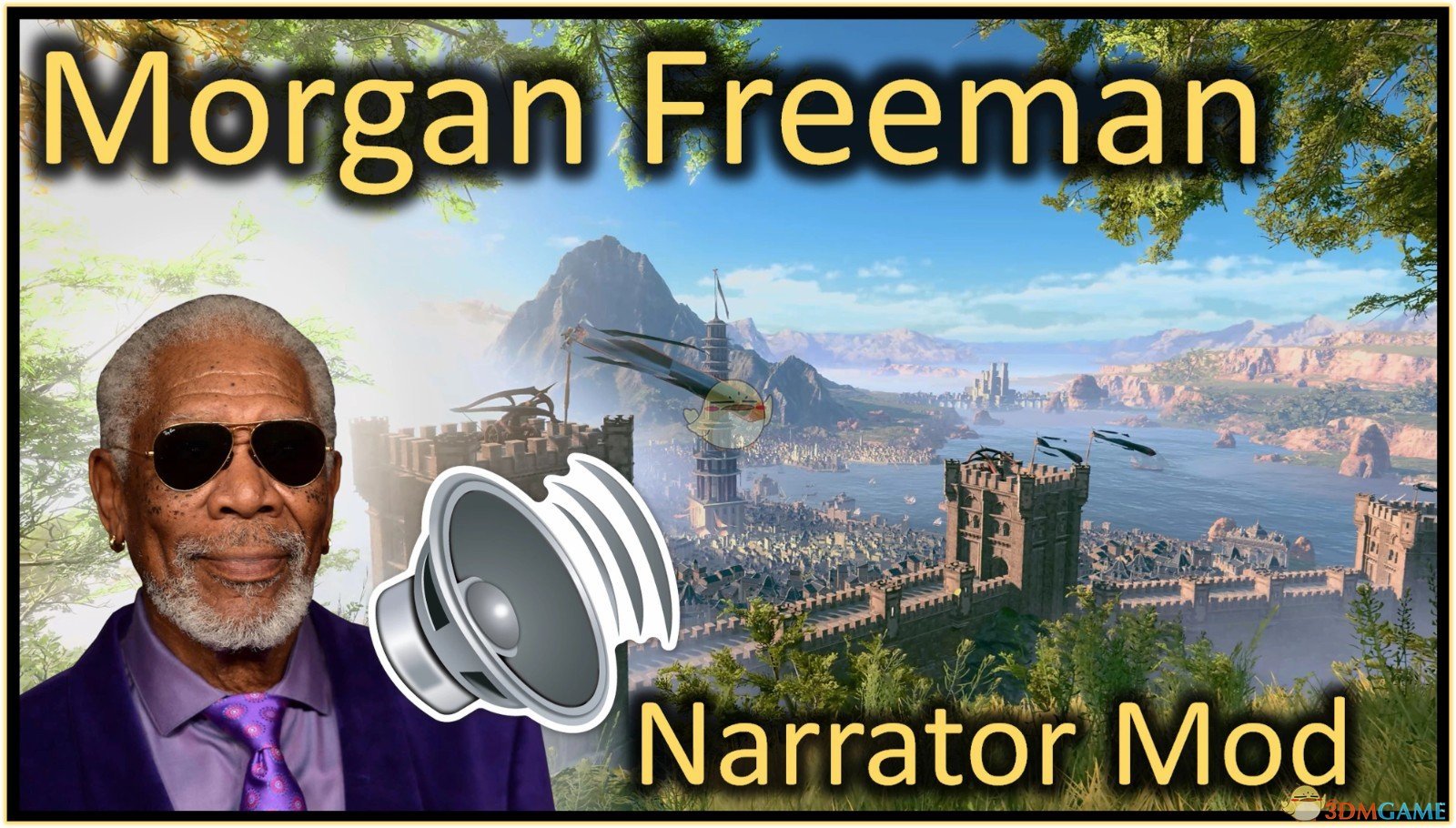 《博德之门3》男旁白摩根·弗里曼语言MOD