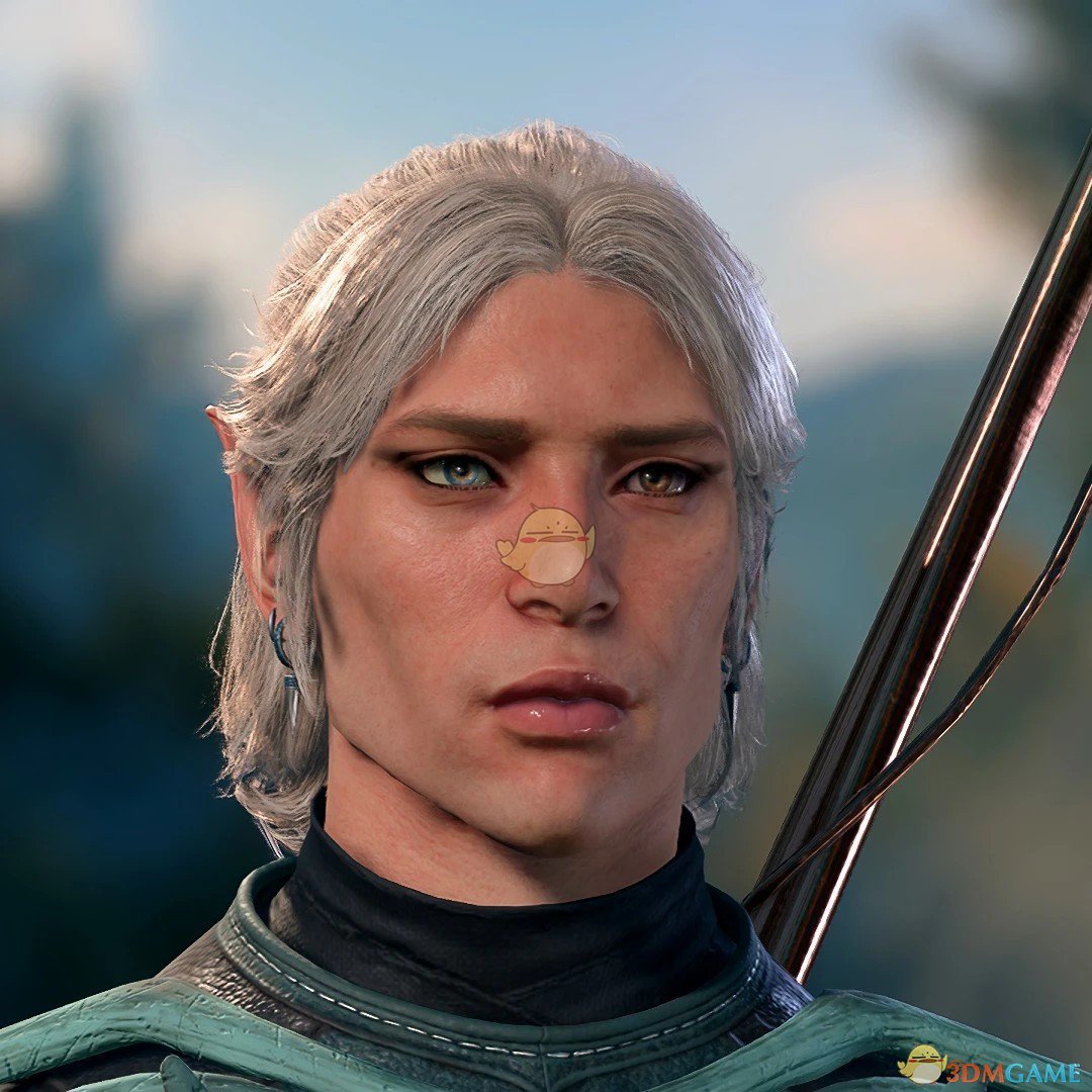 《博德之门3》男精灵头部FMOD