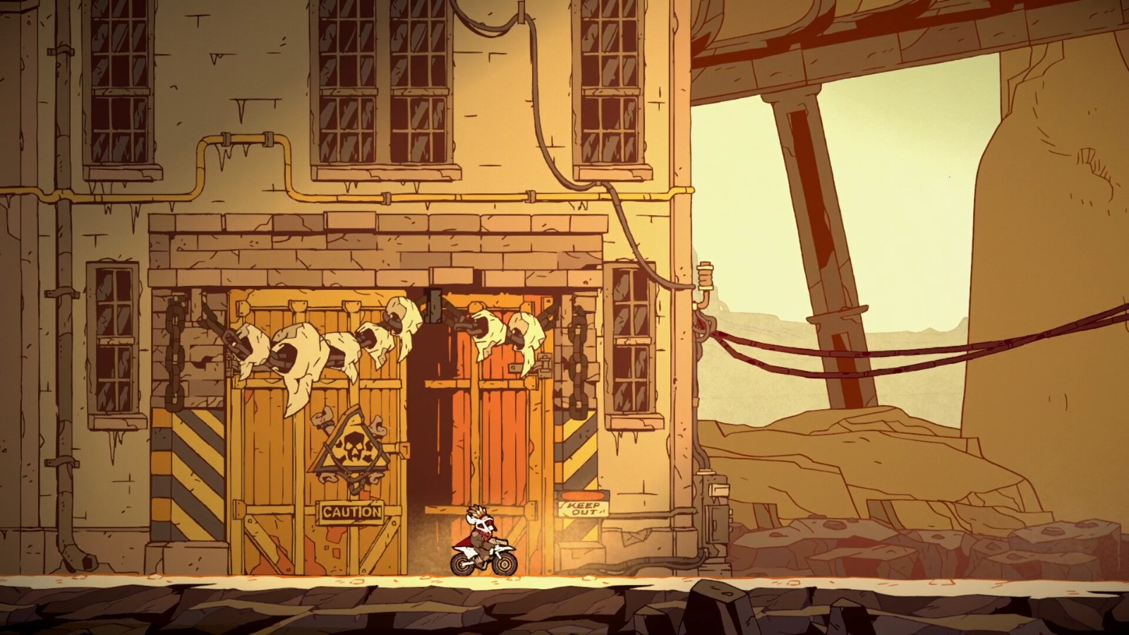 摩托冒险游戏《莱卡：岁月之血》10月19日登陆PC