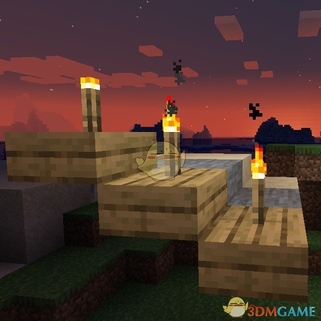 《我的世界》更好的火把放置V1.17.1MOD