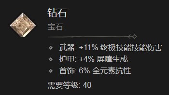 《暗黑破坏神4》钻石有什么效果