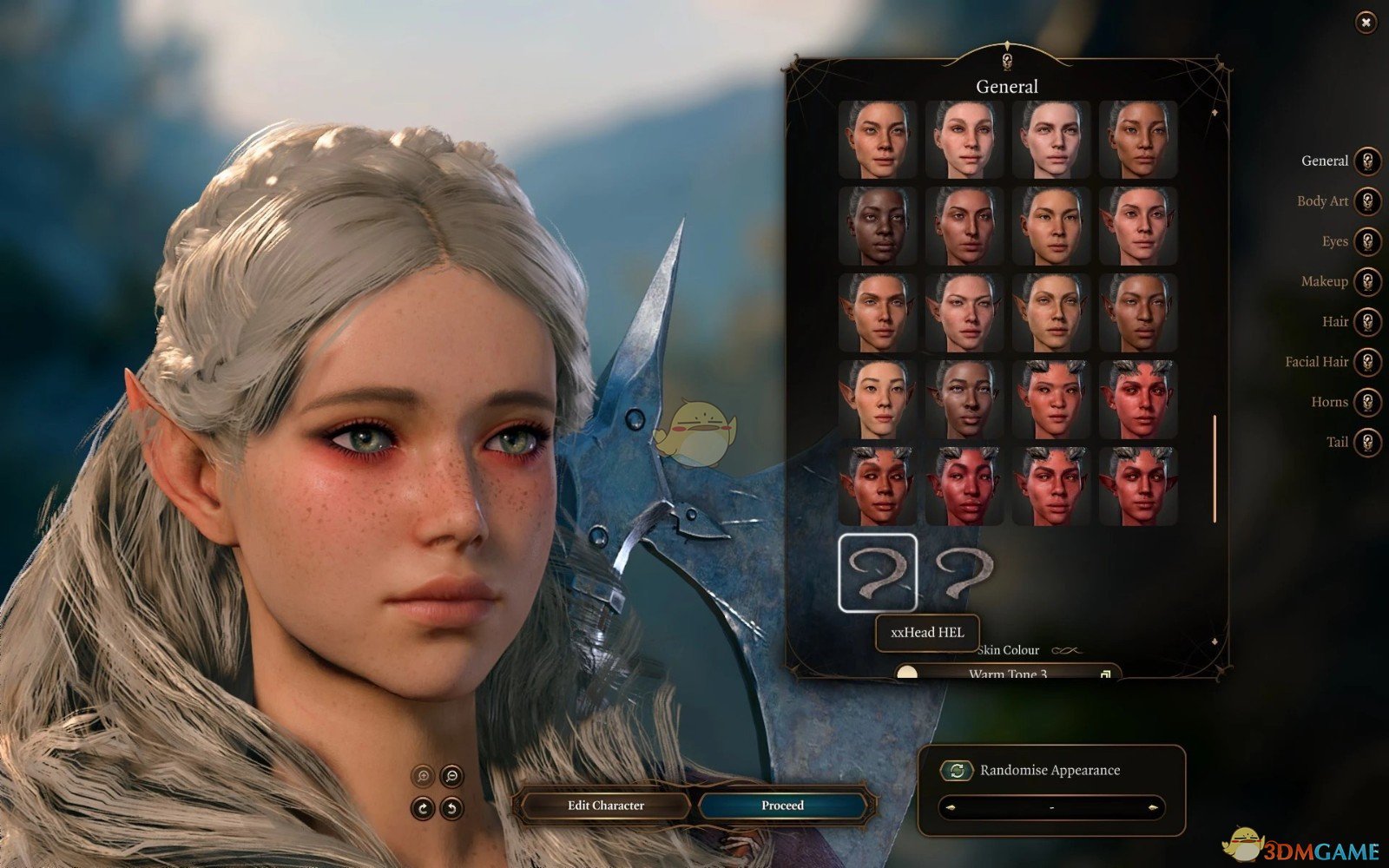 《博德之门3》新职业阿斯莫带xx的新女性头部预设MOD