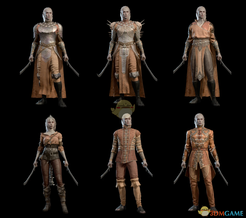 《博德之门3》橙色粉彩染料MOD