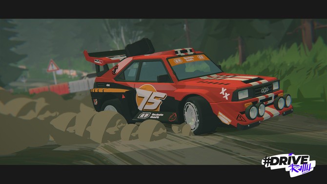 《#DRIVE Rally》Steam页面上线 卡通渲染风赛车新游