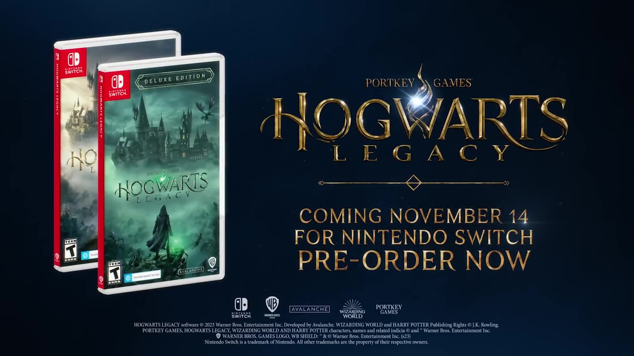 《霍格沃茨之遗》Switch版预告 11月14日发售