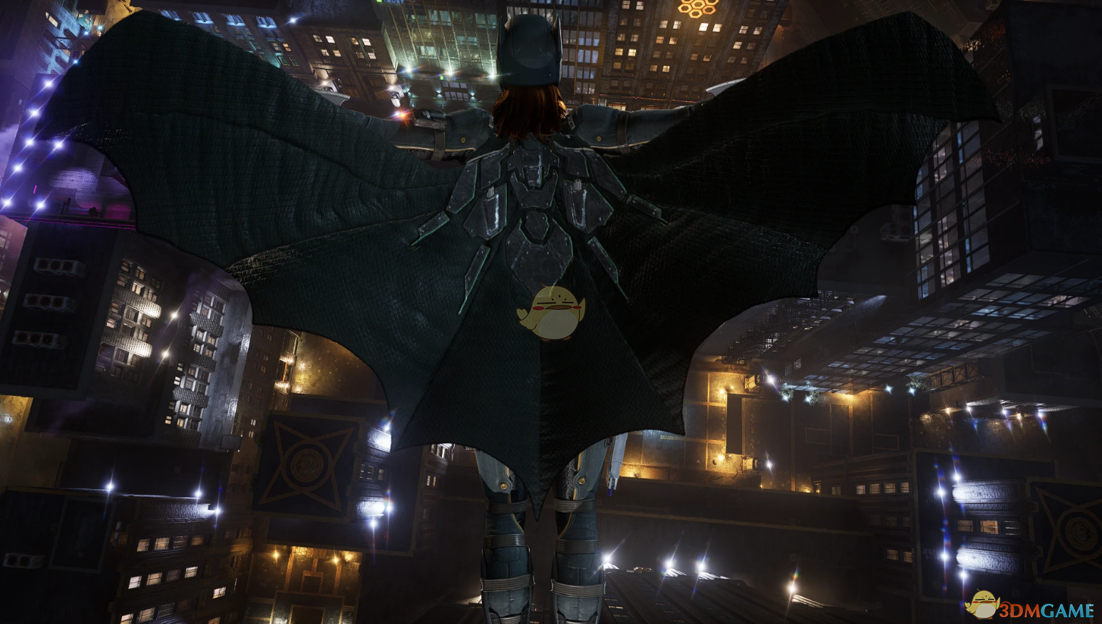 《哥谭骑士》蝙蝠女的混合型短斗篷圣裁服装MOD