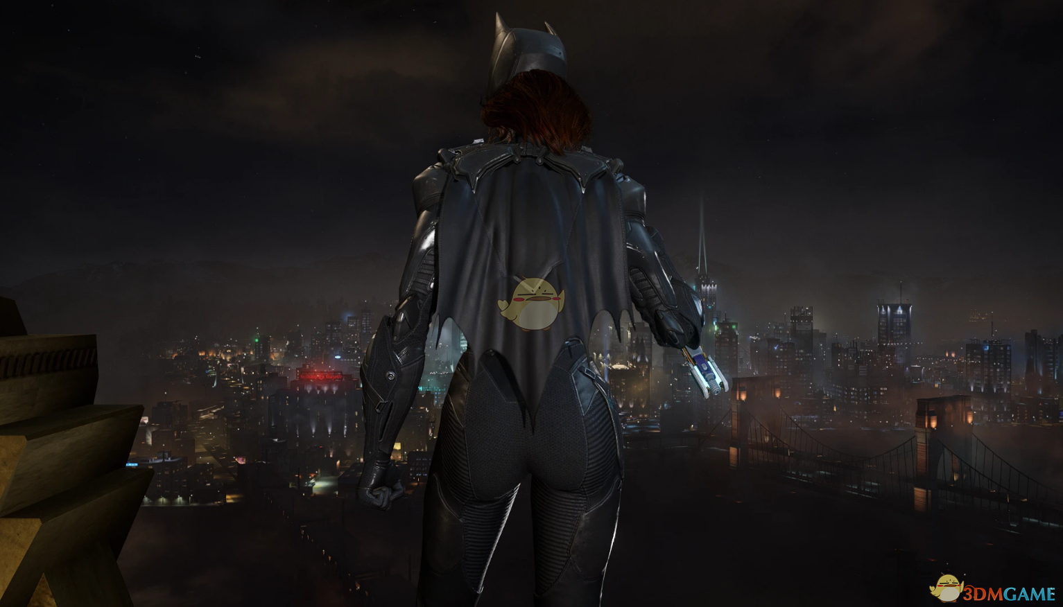 《哥谭骑士》蝙蝠女的混合型短斗篷骑士服装MOD