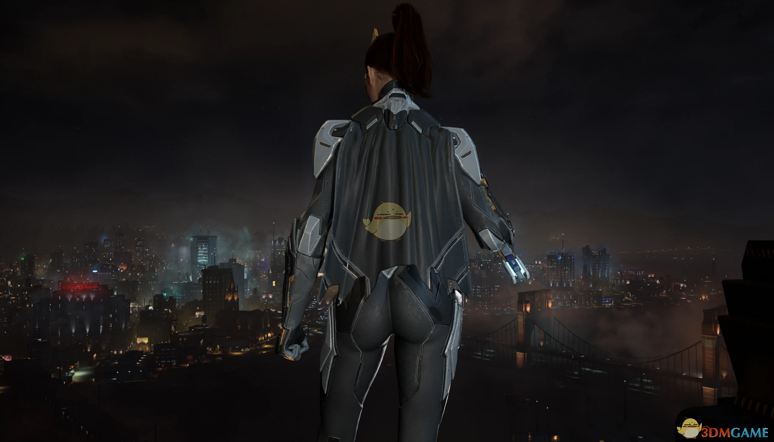 《哥谭骑士》蝙蝠女的混合型短斗篷钢铁服装MOD