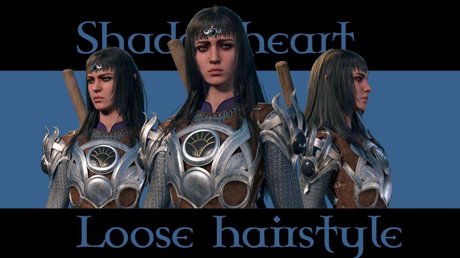 《博德之门3》影心的披肩长发发型MOD