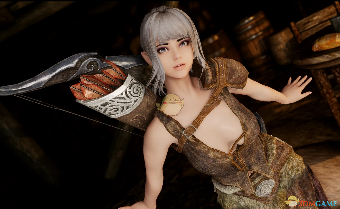 《上古卷轴5：天际重制版》隐形弓箭手女随从阿比格尔MOD