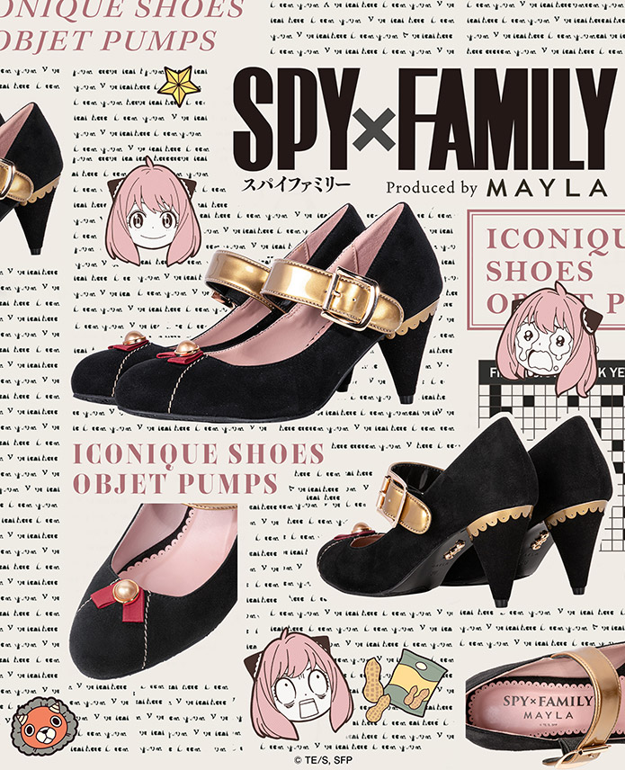 日本品牌推出《间谍过家家》联名女鞋 阿尼亚同款