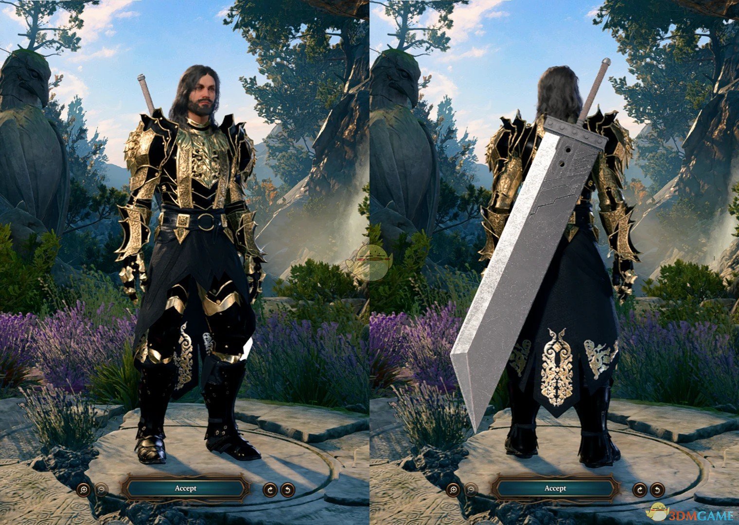 《博德之门3》FF7破坏之剑MOD