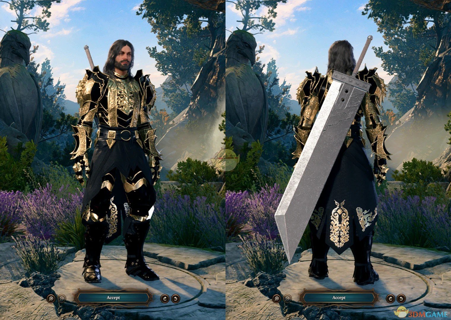 《博德之门3》FF7破坏之剑MOD