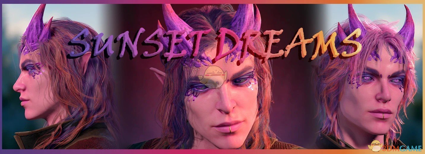 《博德之门3》Wolf的日落梦想头发颜色MOD