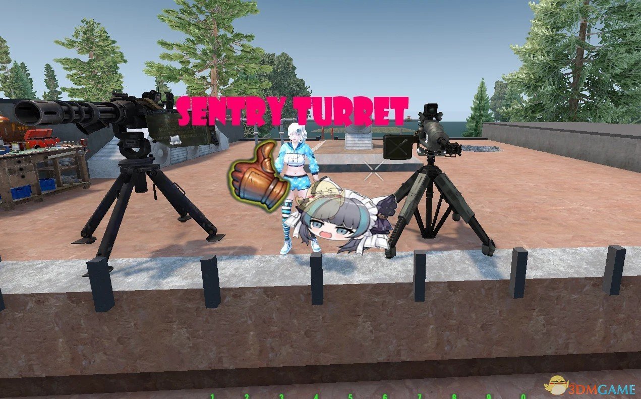 《七日杀》哨兵重机枪炮塔和迷你炮炮塔A21MOD