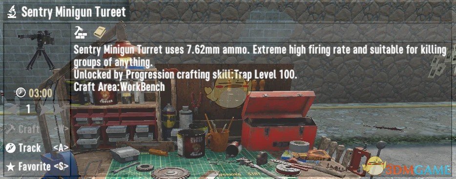 《七日杀》哨兵重机枪炮塔和迷你炮炮塔A21MOD