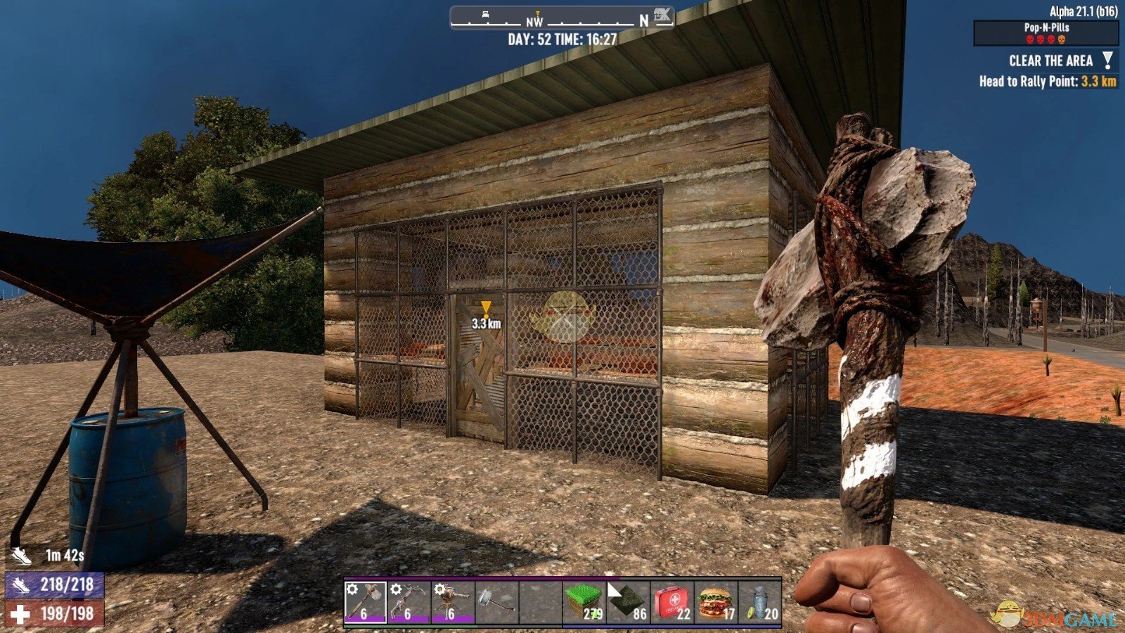 《七日杀》FPS鸟巢屋A21MOD