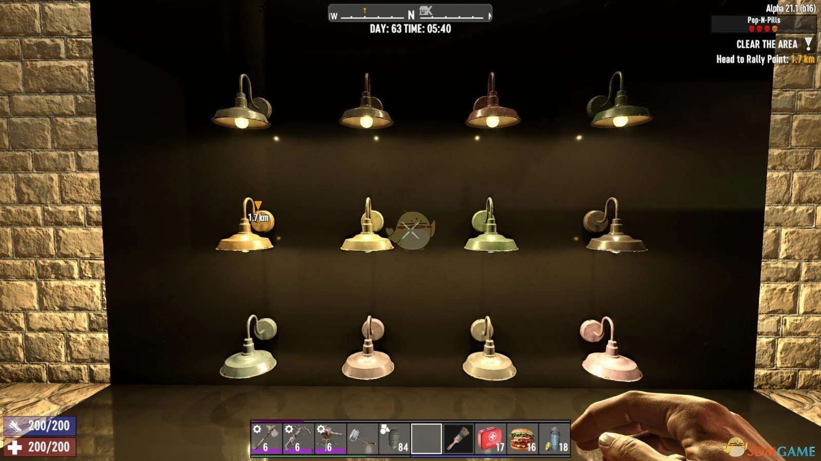 《七日杀》FPS无需电源指示灯A21MOD