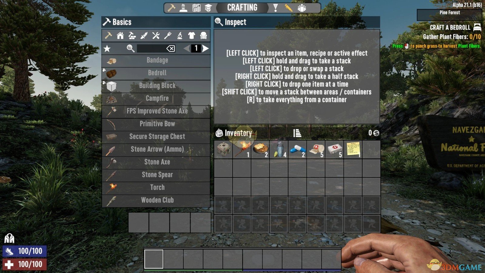 《七日杀》FPS新游戏开始PLUSA21MOD