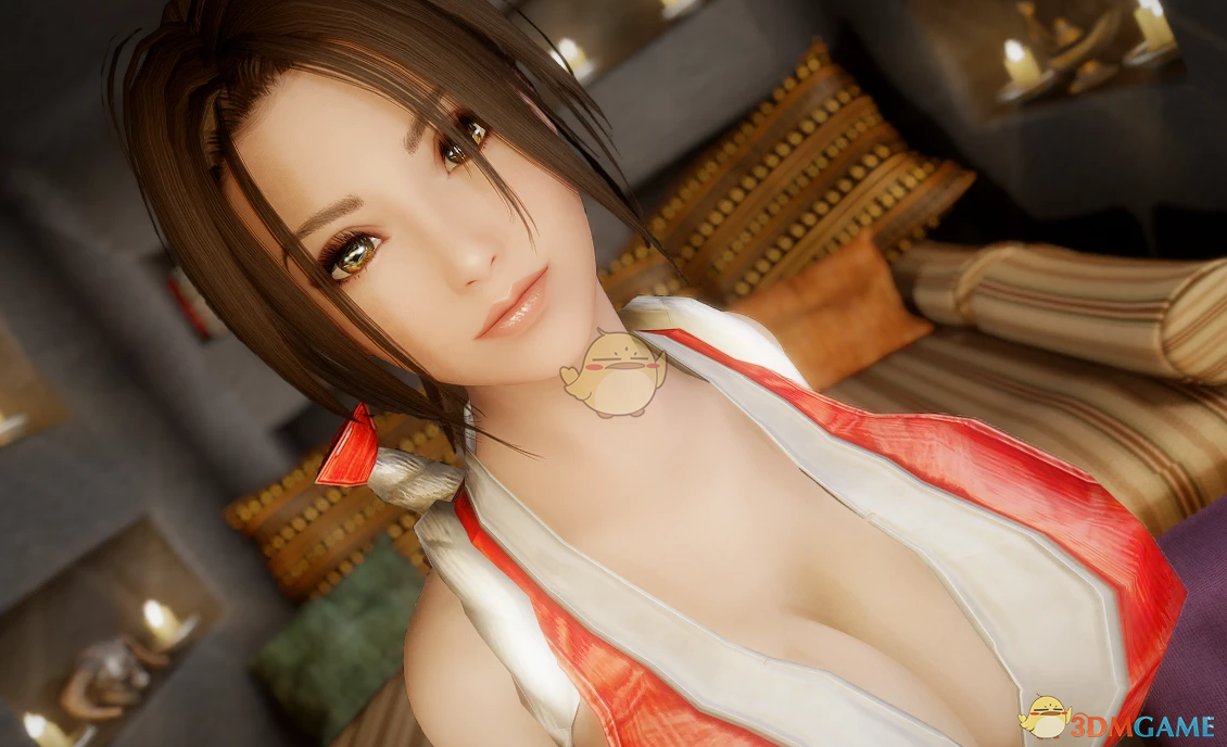 《上古卷轴5：天际重制版》战斗法师女随从白井MOD