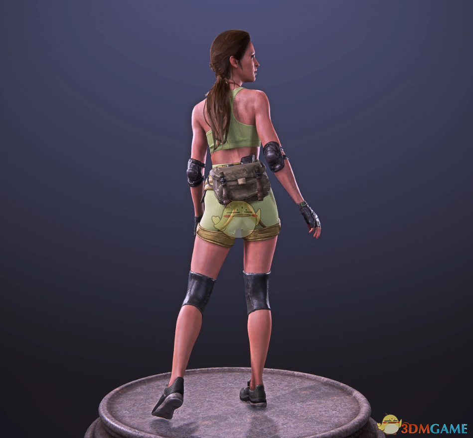 《神秘海域：盗贼遗产合集》穿绿色攀岩服戴护具的克罗伊MOD