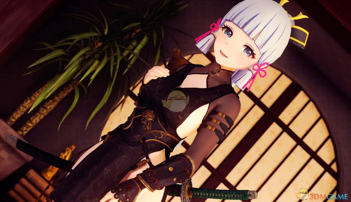 《上古卷轴5：天际重制版》女随从原神神里绫华MOD