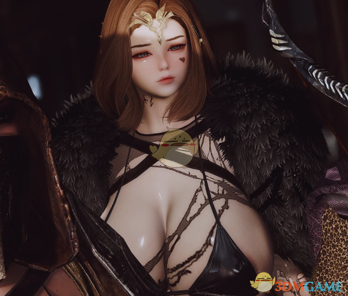 《上古卷轴5：天际重制版》奴隶主女随从缇坦妮娅MOD