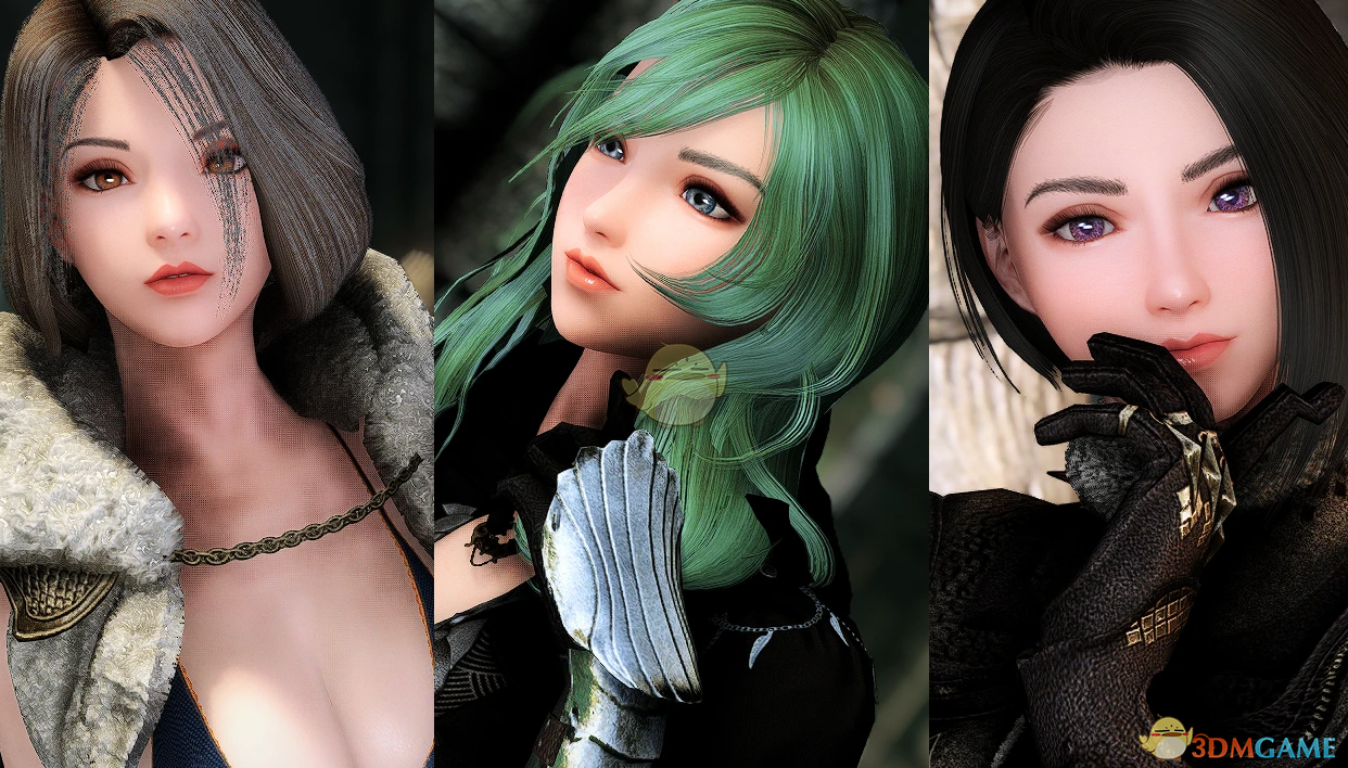 《上古卷轴5：天际重制版》火焰纹章三姐妹随从MOD