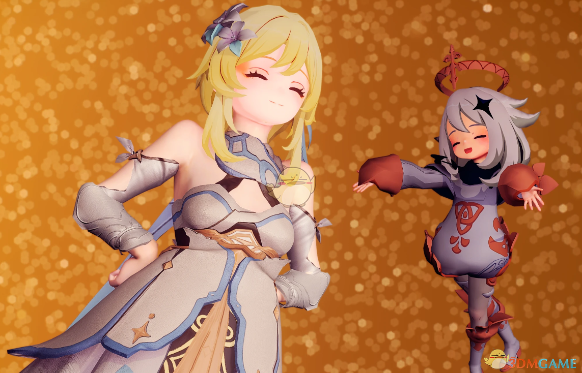 《上古卷轴5：天际重制版》原神女随从旅行者萤MOD