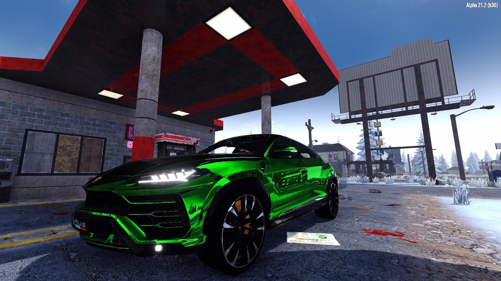 《七日杀》兰博基尼UrusSUVA21MOD