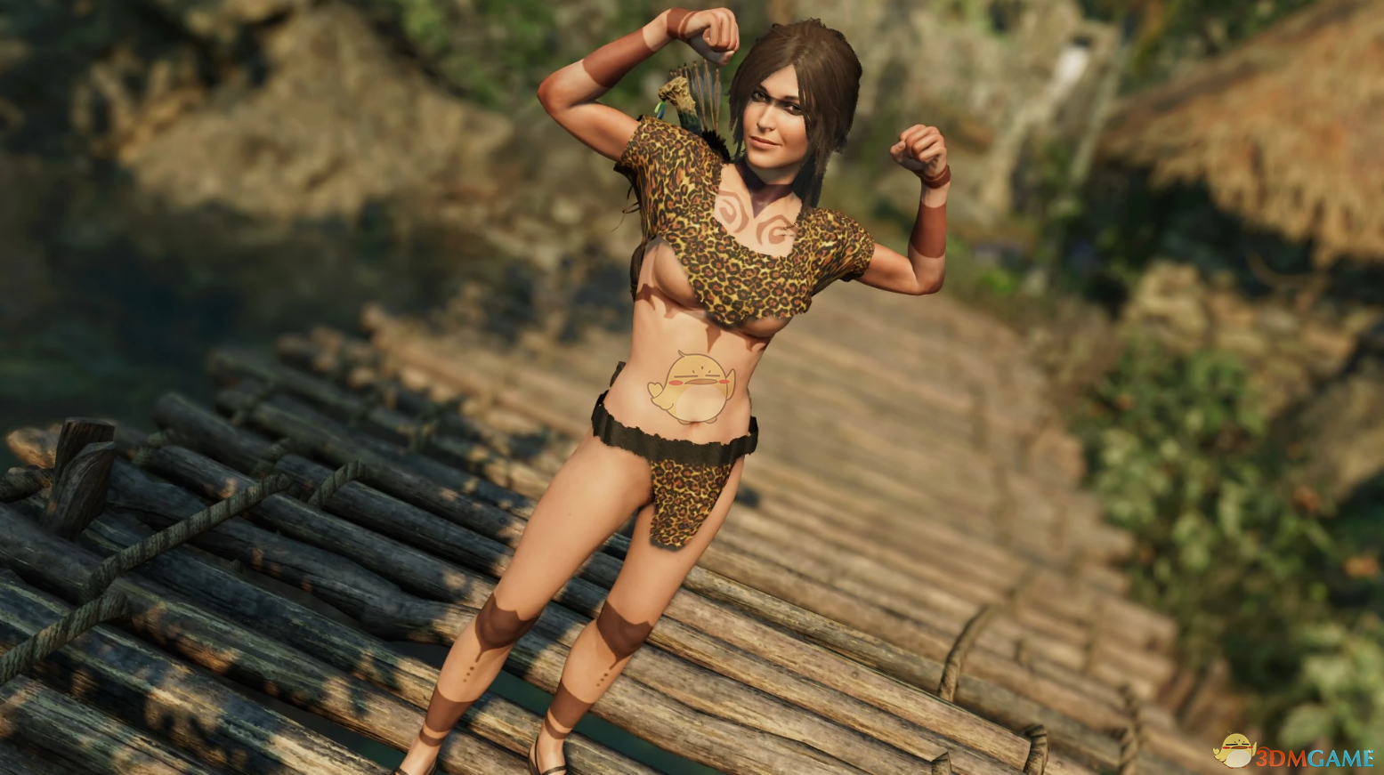 《古墓丽影：暗影》穿美洲豹皮裙的劳拉MOD