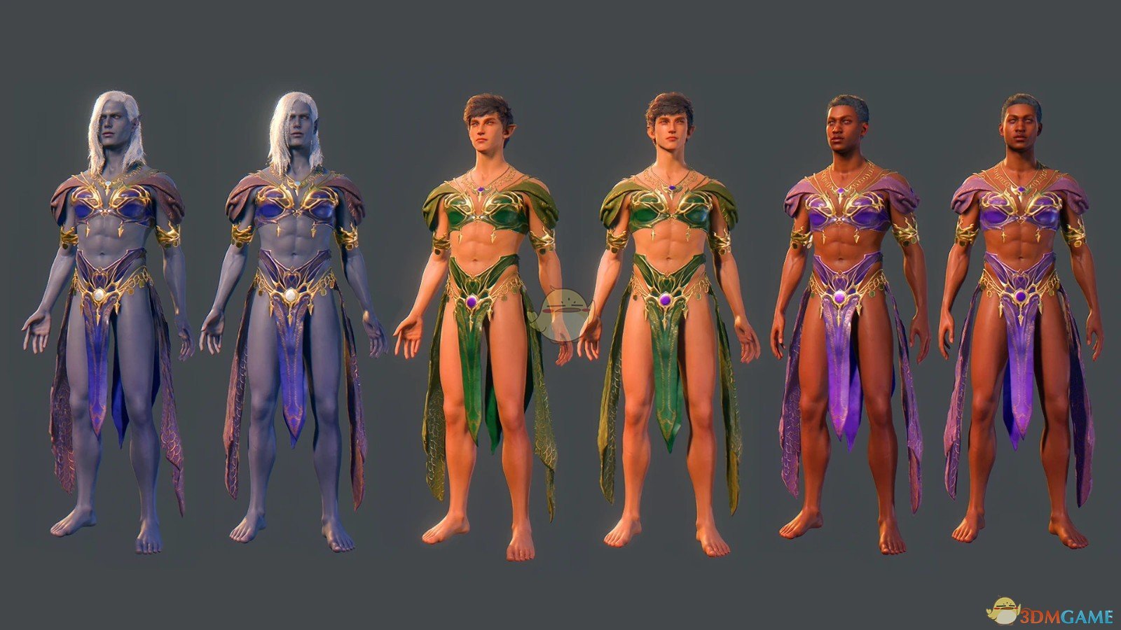 《博德之门3》男性夜曲服装MOD