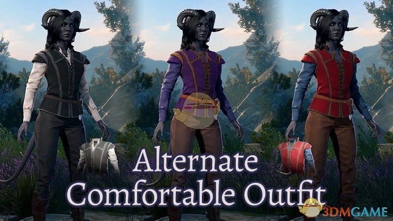 《博德之门3》一套舒适的衣服MOD
